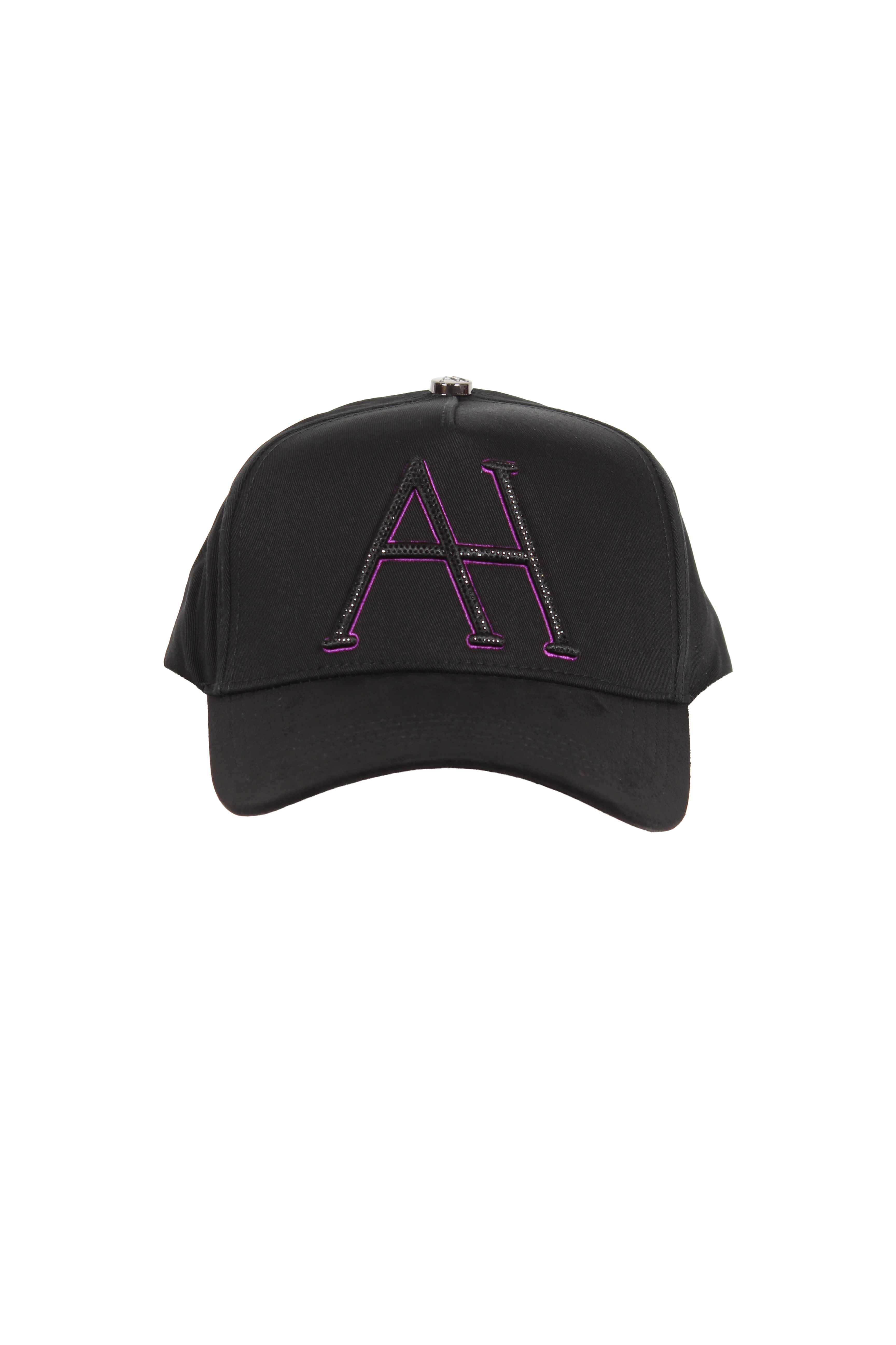 Purple artwork hat