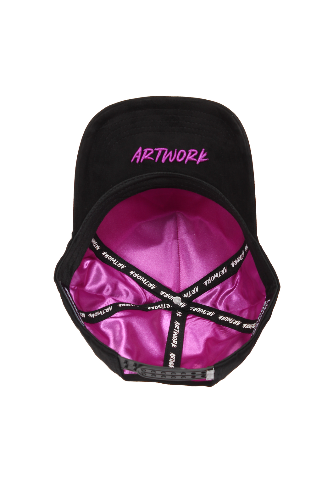 Purple artwork hat