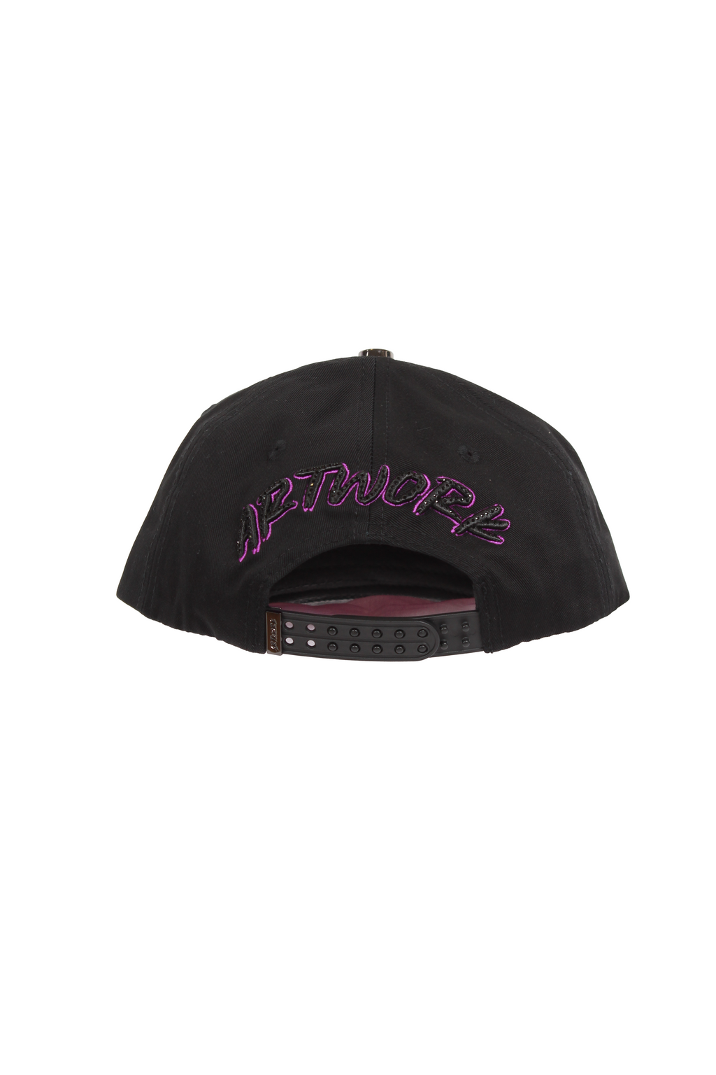Purple artwork hat