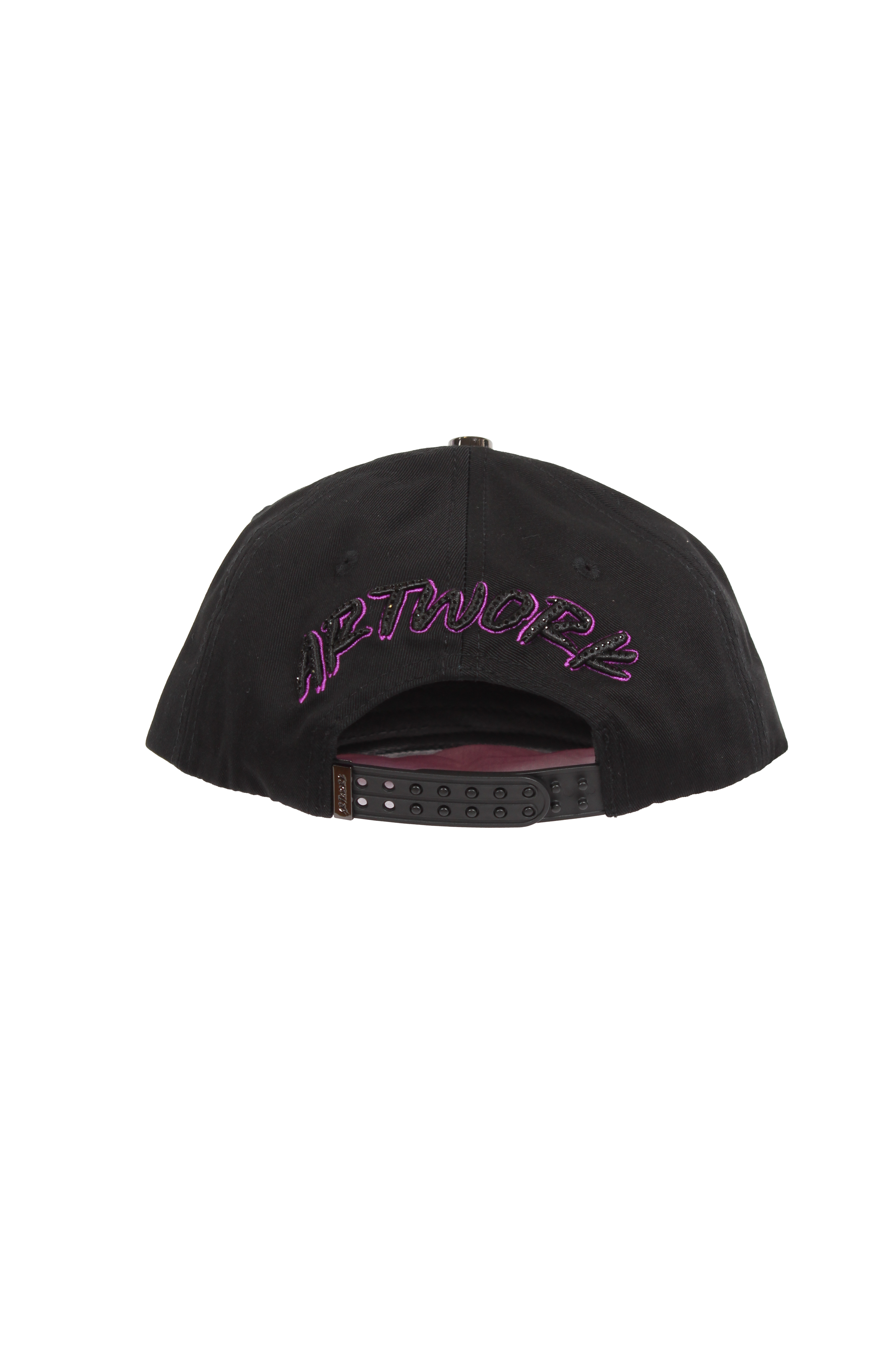 Purple artwork hat