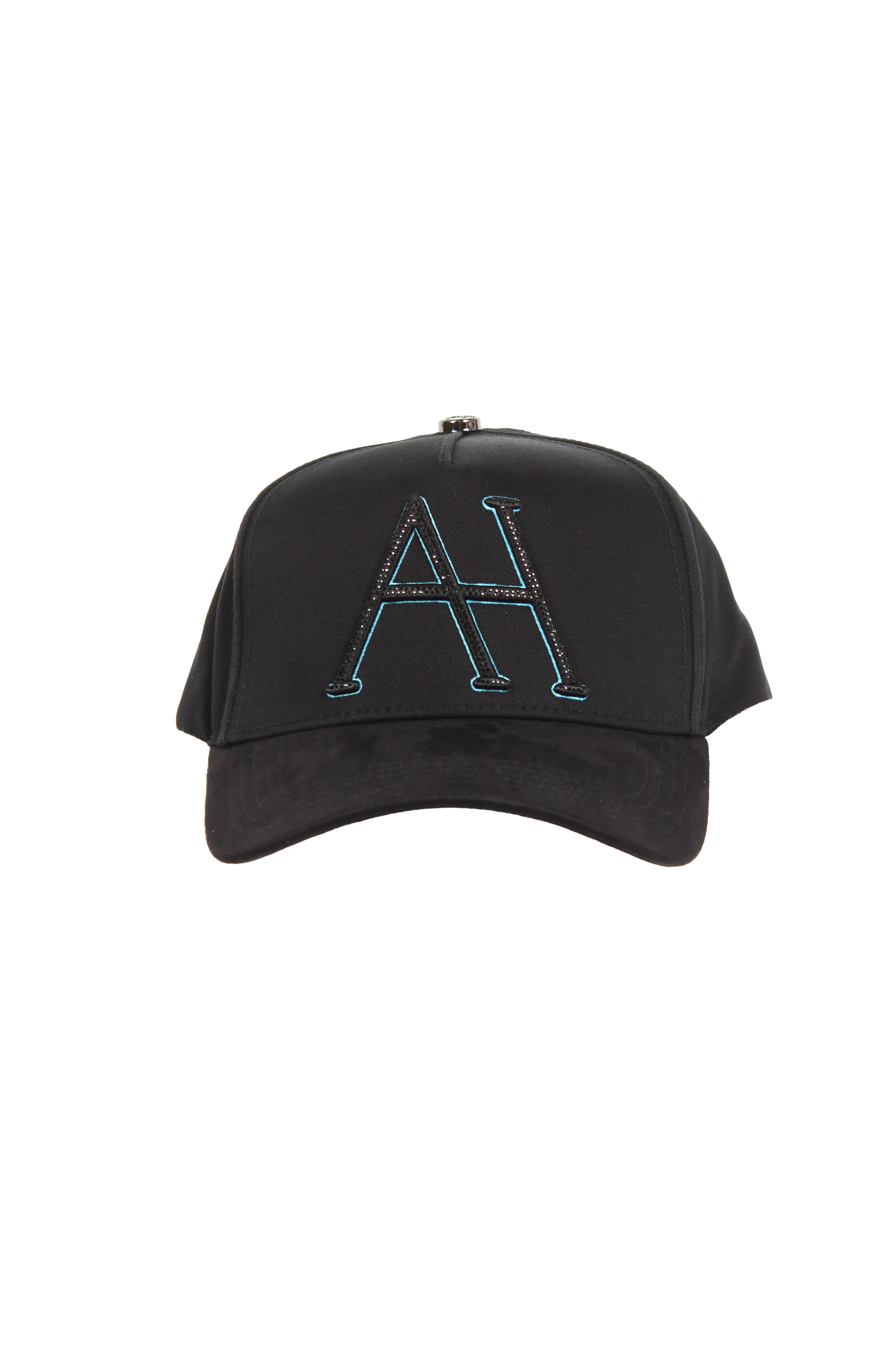 Blue artwork hat