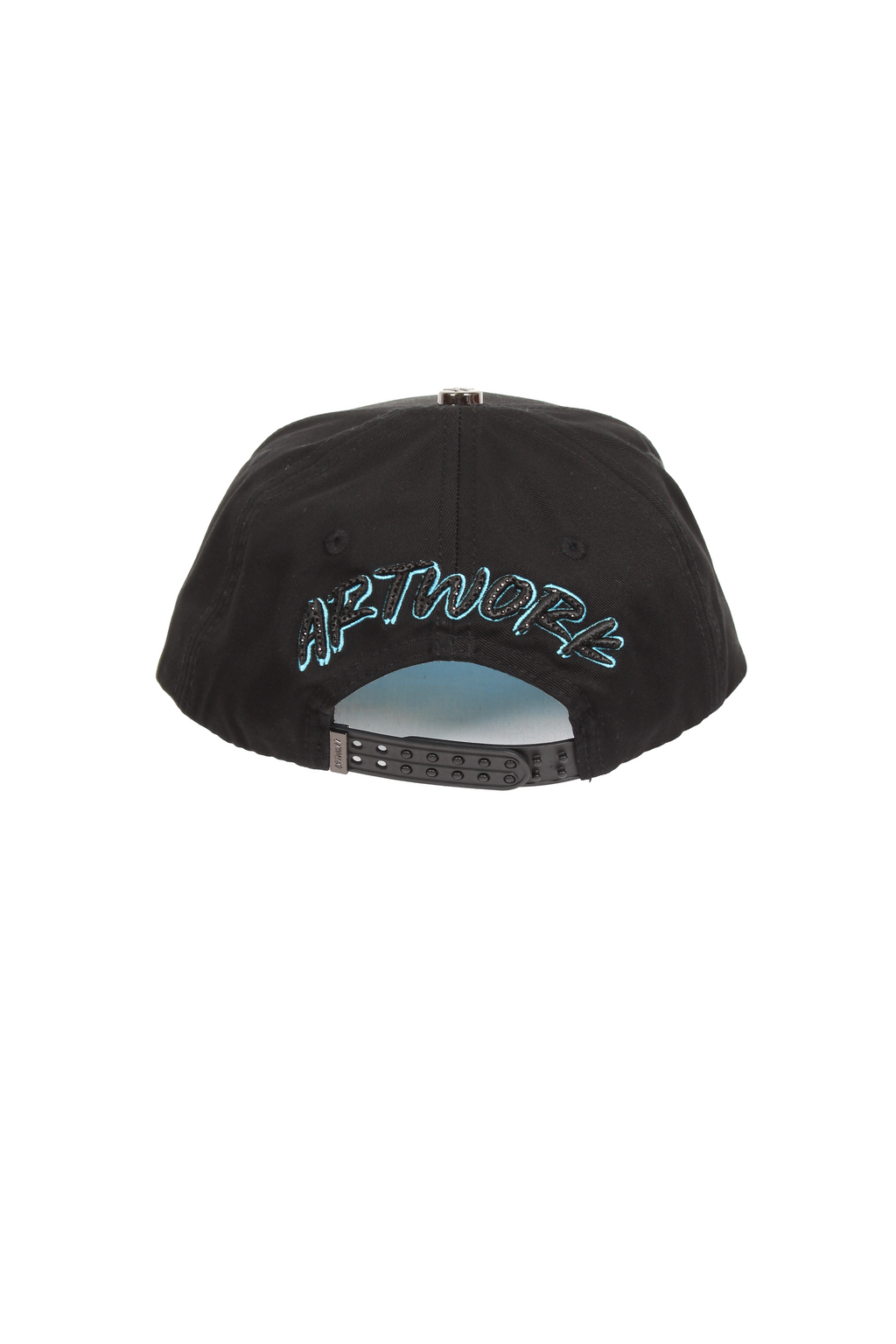 Blue artwork hat