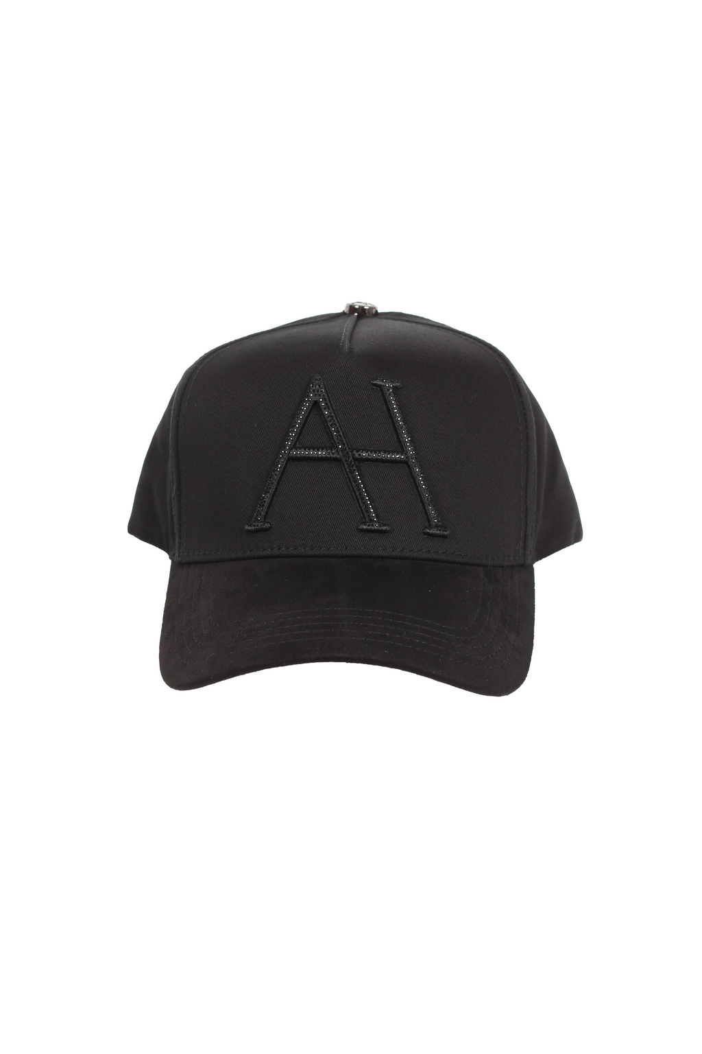 Black artwork hat