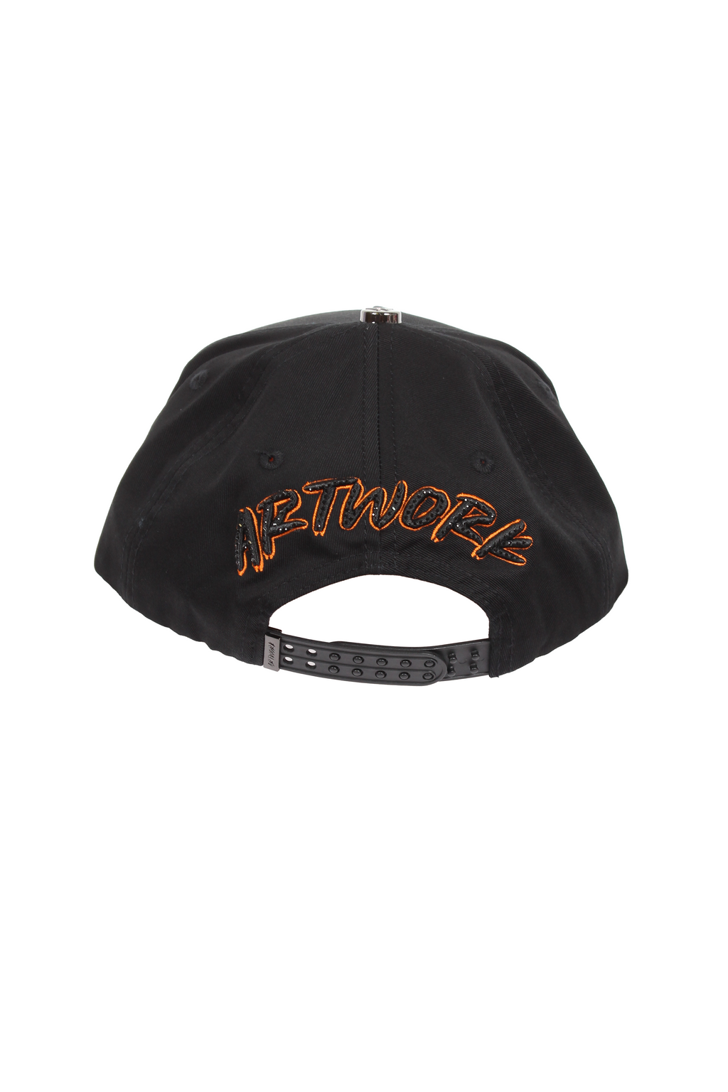 Orange artwork hat